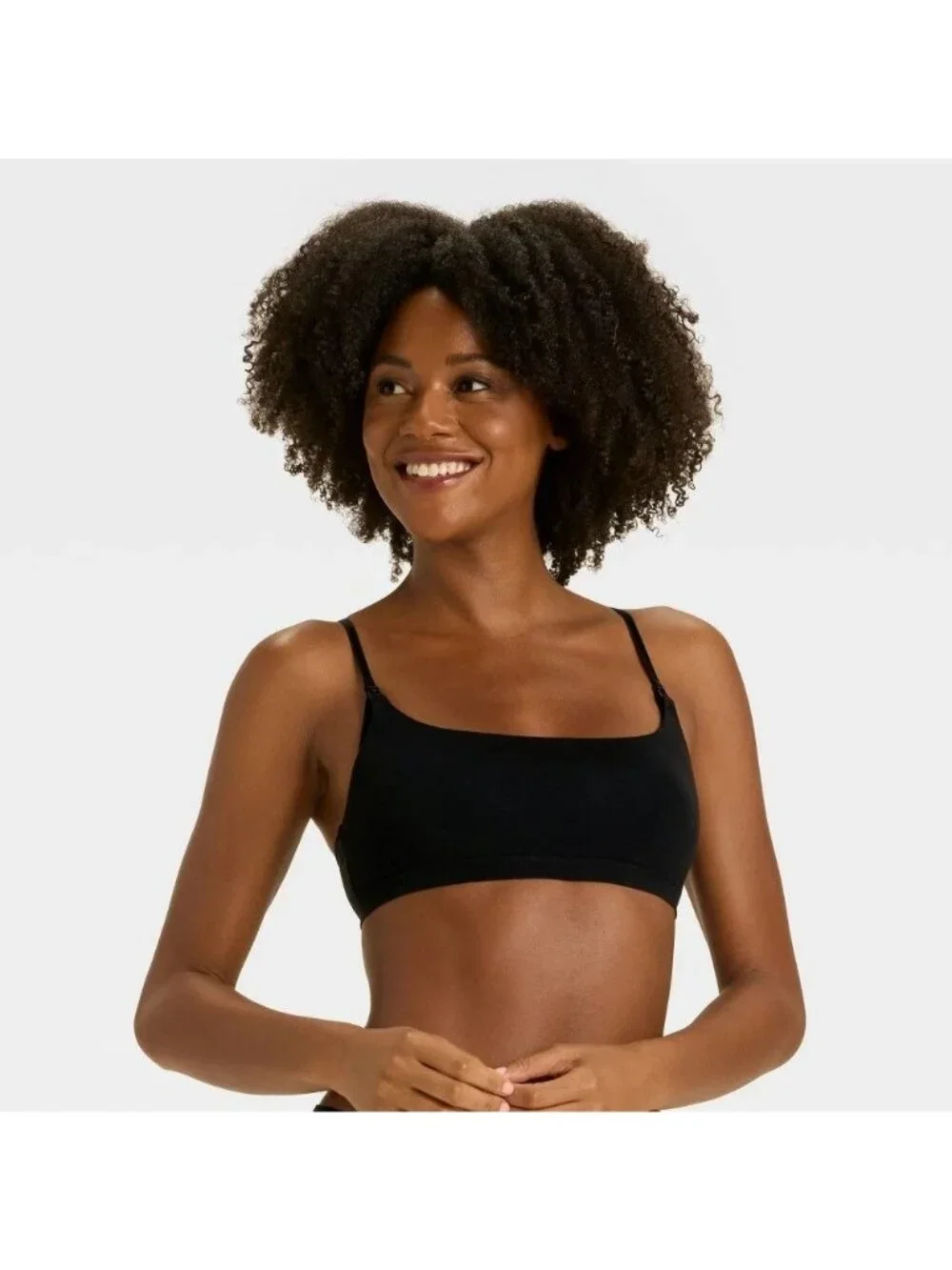 NWT Women's XL Luxe Stretch Unlined Nursing Bralette - Auden MSRP $16.99